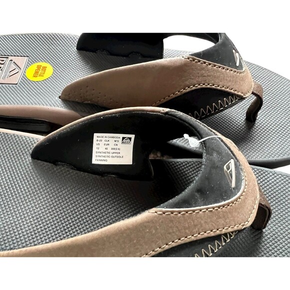 Reef Fanning Men's Bottle Opener Flip-Flop Thong Beach Sandals  US 12  NWOB - Picture 10 of 13